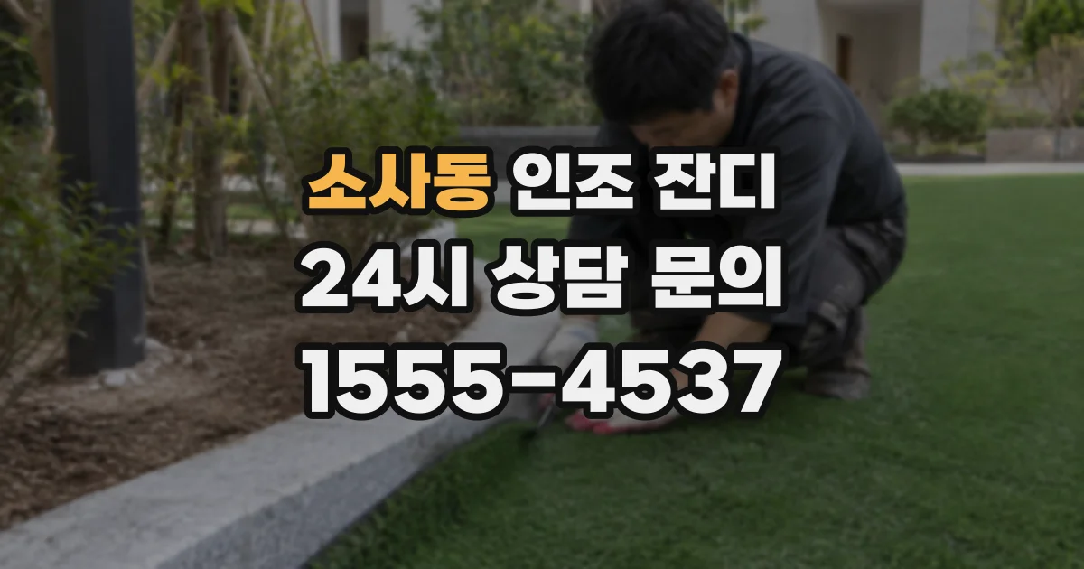 소사동 인조 잔디