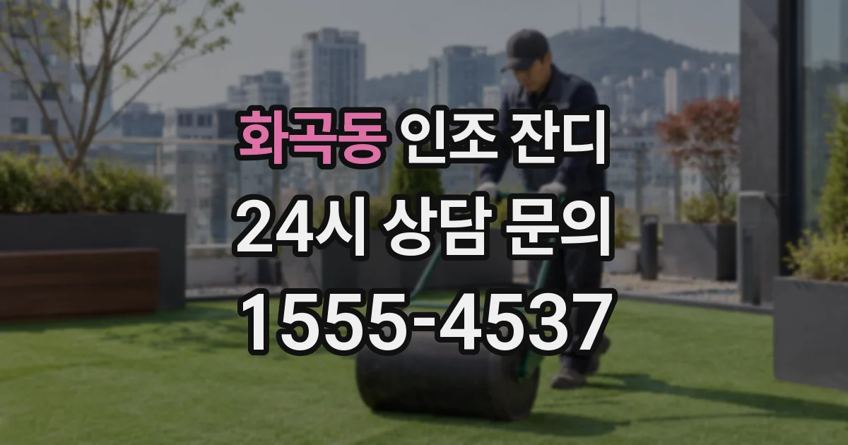 화곡동 인조 잔디