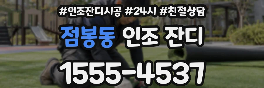 점봉동 인조 잔디