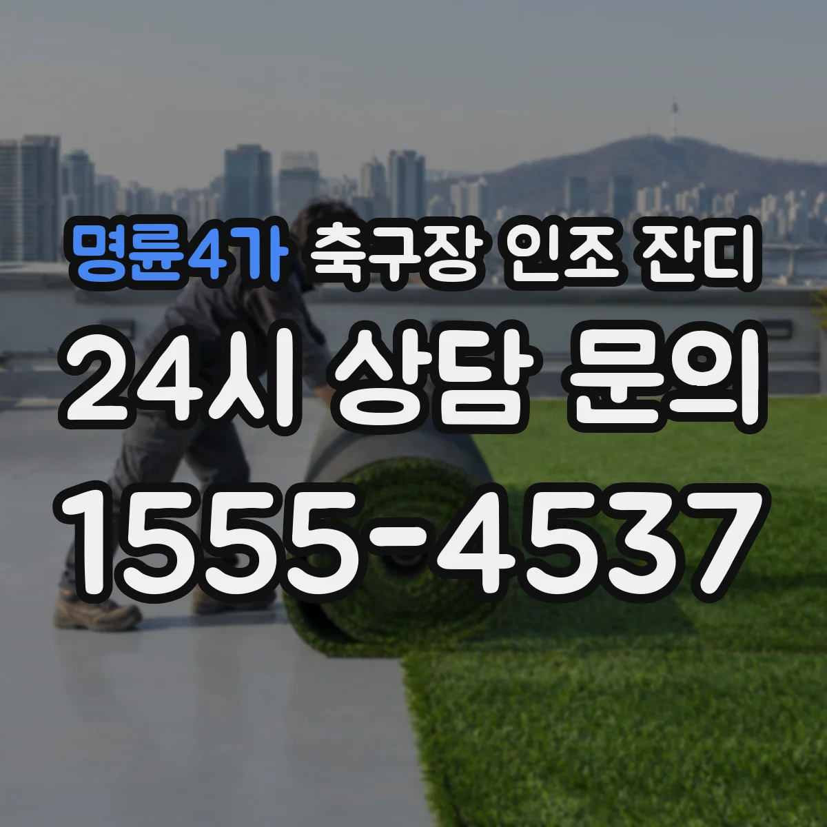 명륜4가 축구장 인조 잔디