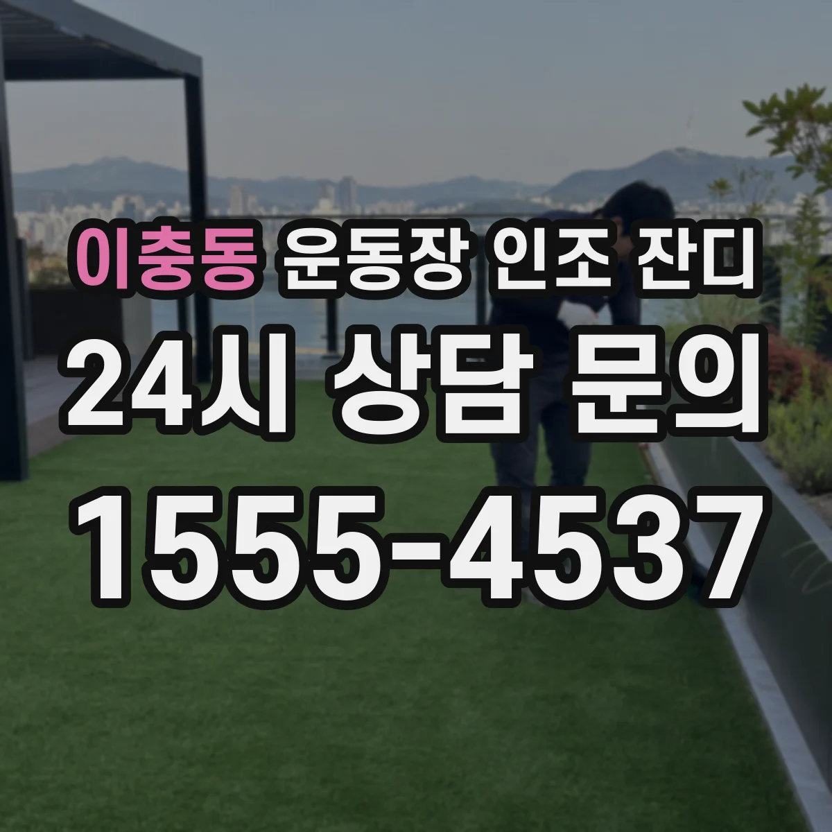 이충동 운동장 인조 잔디