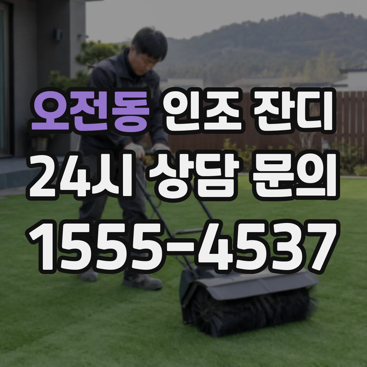 오전동 인조 잔디