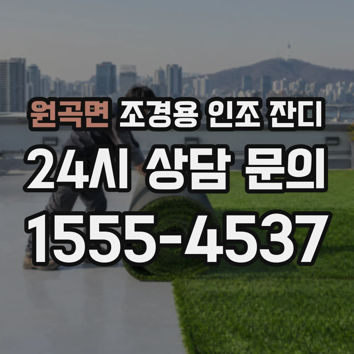 원곡면 조경용 인조 잔디