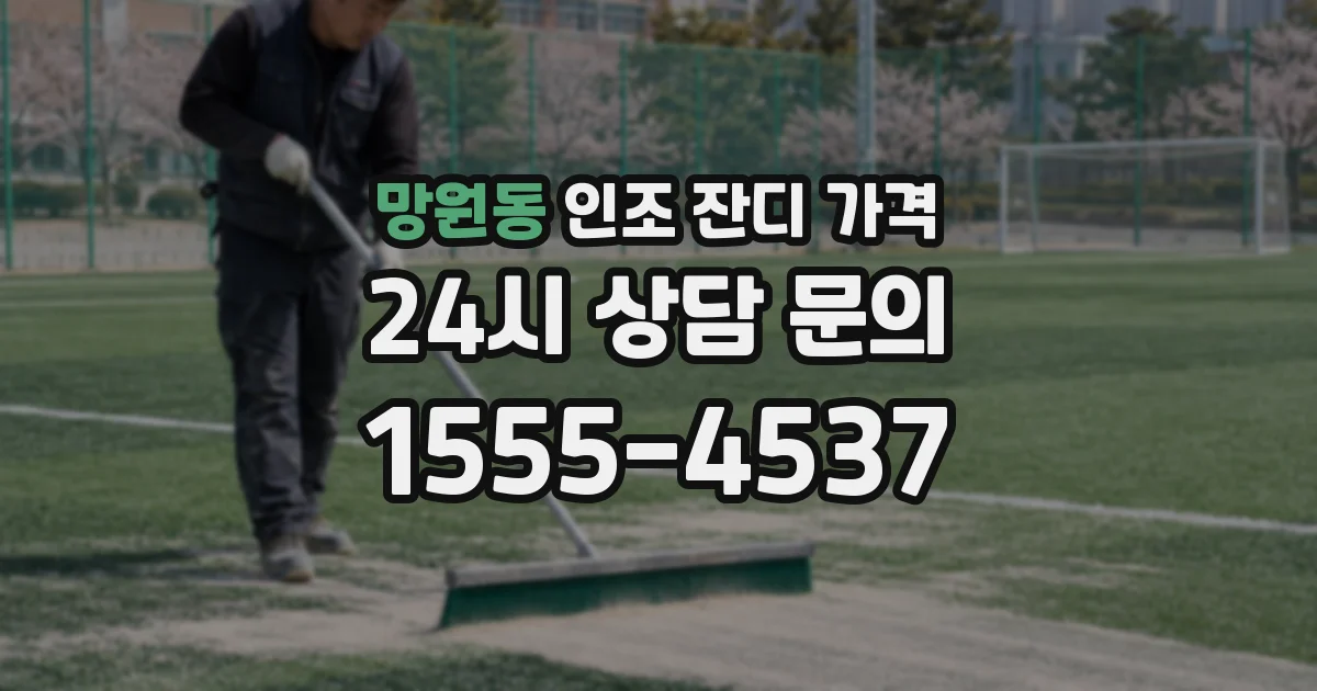 망원동 인조 잔디 가격