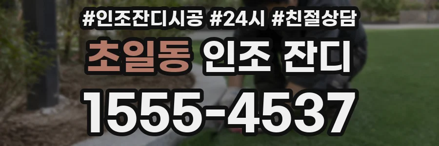 초일동 인조 잔디
