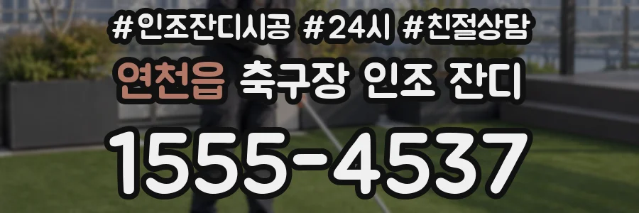 연천읍 축구장 인조 잔디