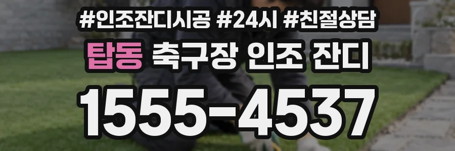 탑동 축구장 인조 잔디