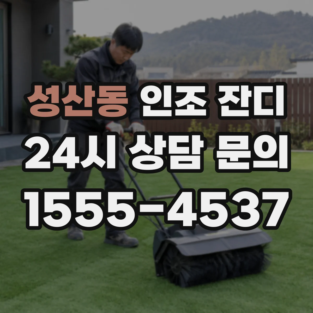 성산동 인조 잔디