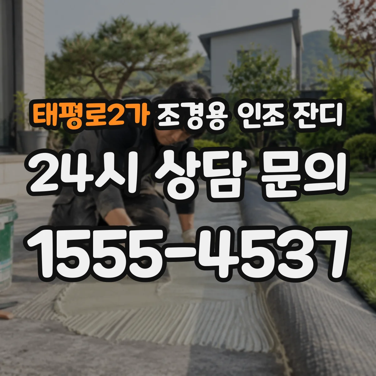 태평로2가 조경용 인조 잔디