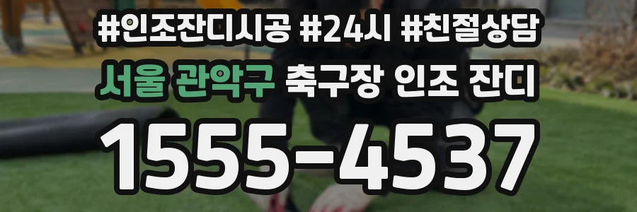 서울 관악구 축구장 인조 잔디