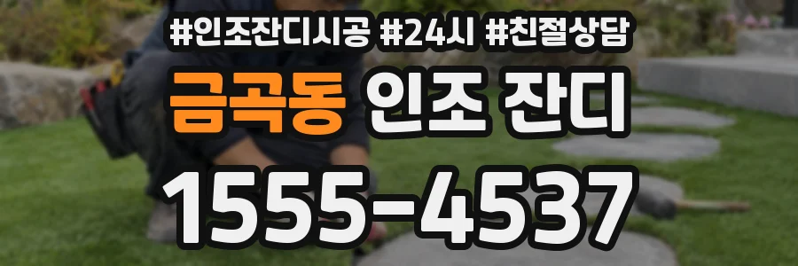 금곡동 인조 잔디