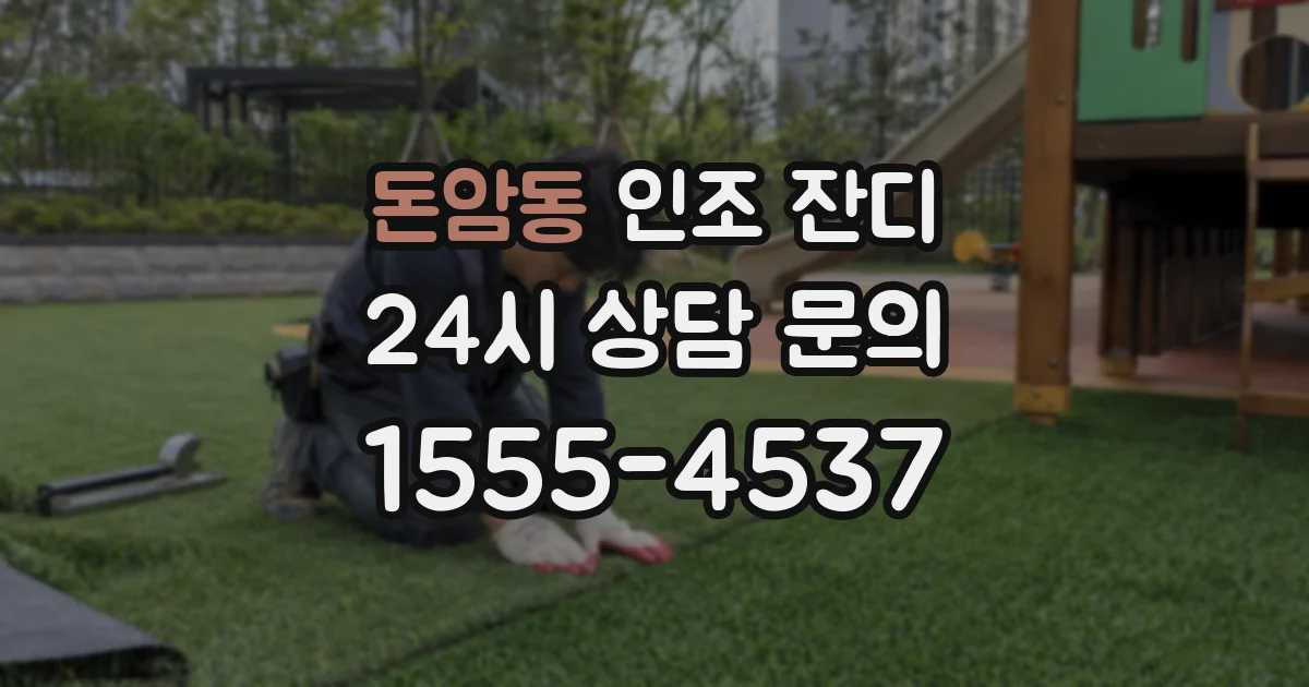 돈암동 인조 잔디