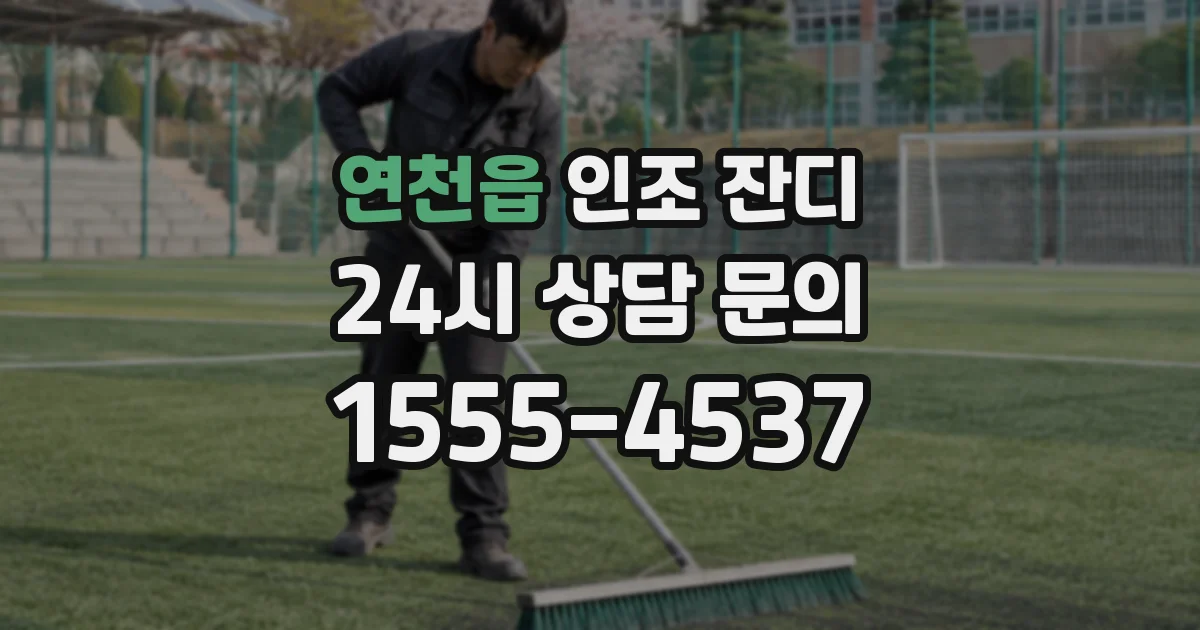 연천읍 인조 잔디