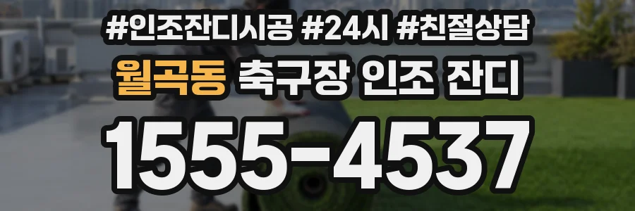 월곡동 축구장 인조 잔디