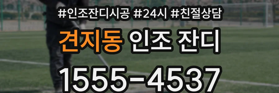 견지동 인조 잔디