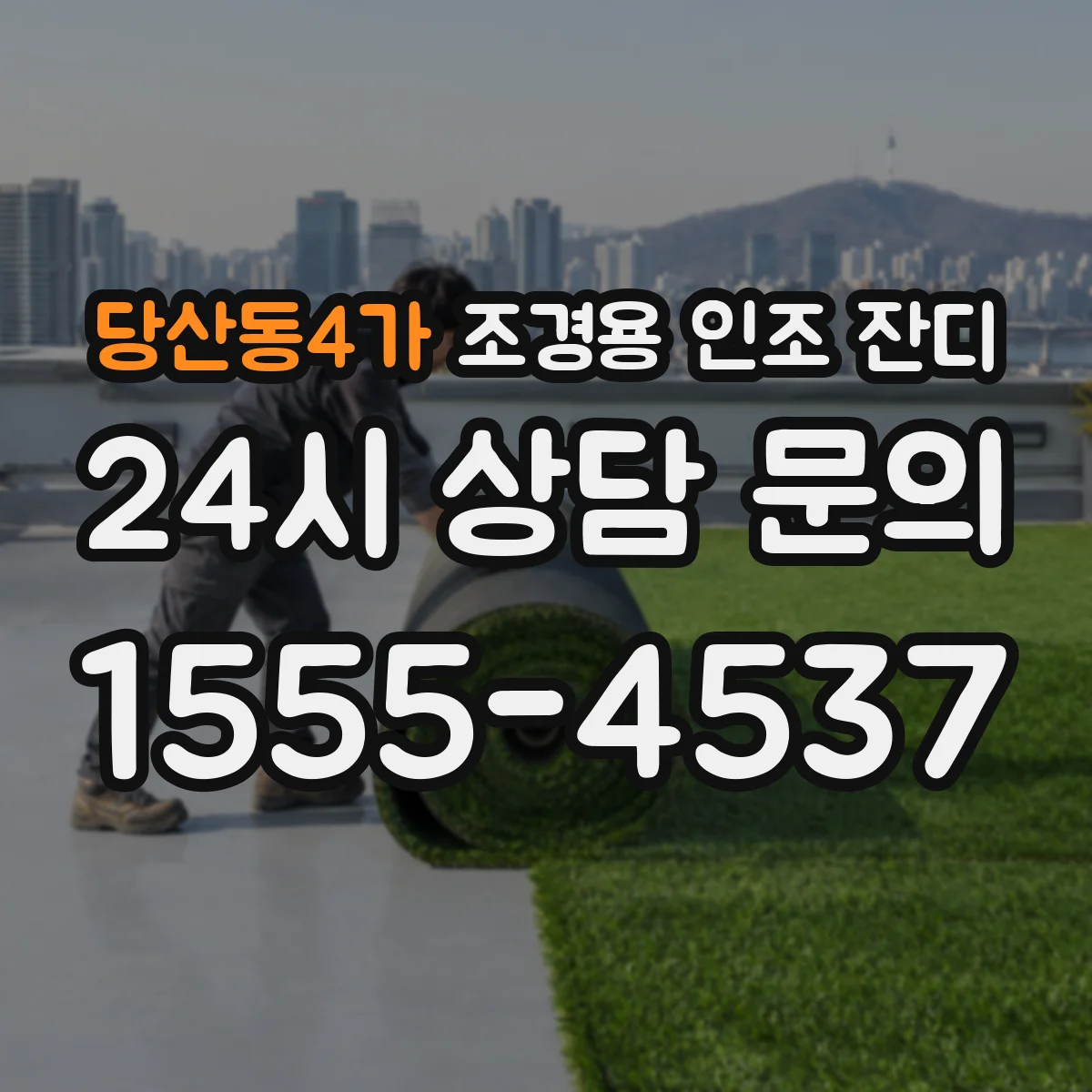 당산동4가 조경용 인조 잔디
