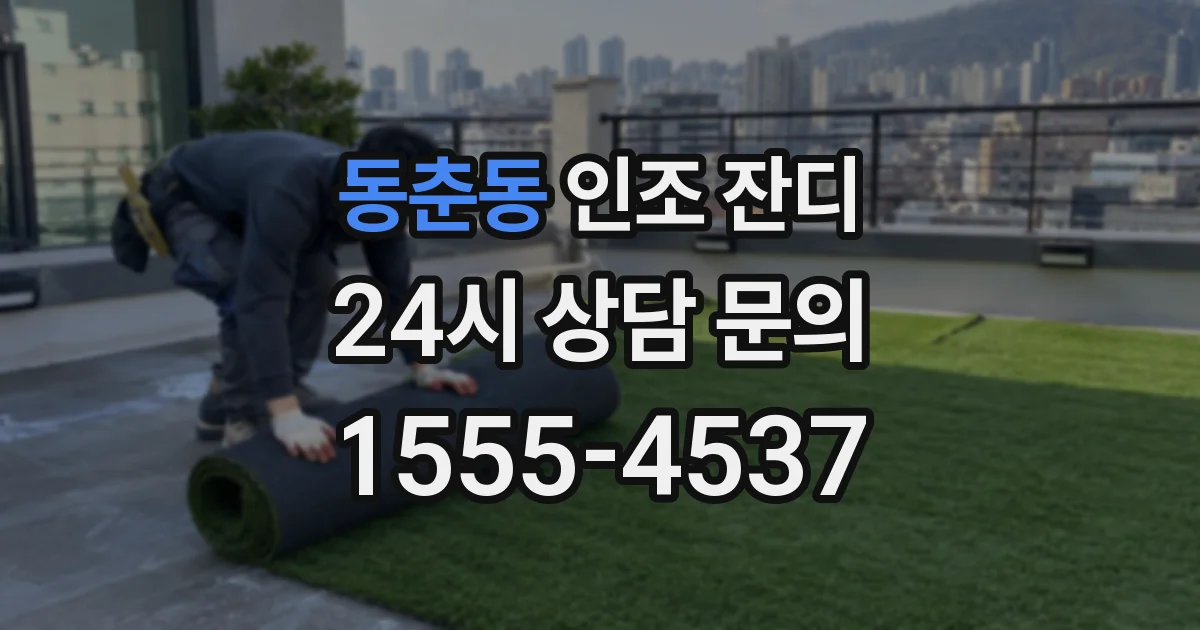 동춘동 인조 잔디