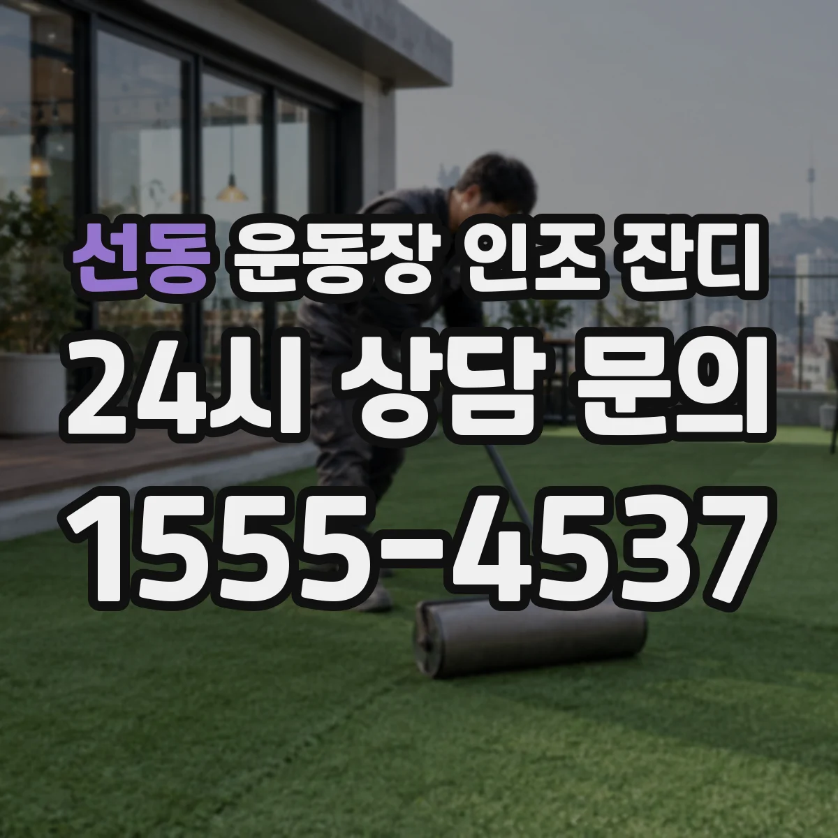 선동 운동장 인조 잔디