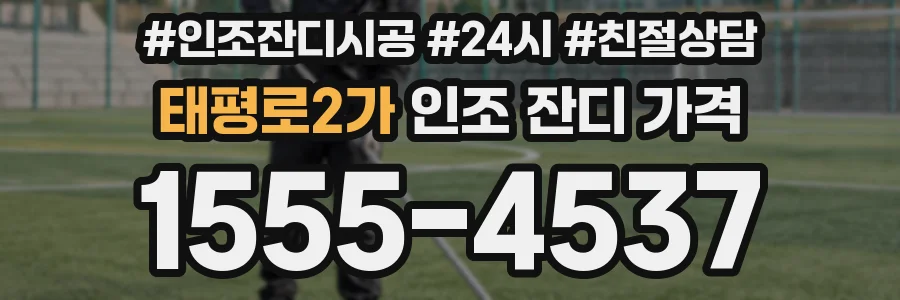 태평로2가 인조 잔디 가격