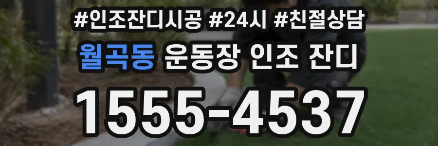 월곡동 운동장 인조 잔디