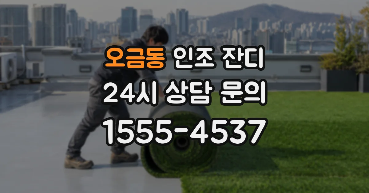 오금동 인조 잔디