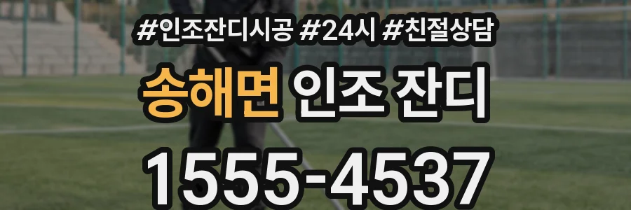 송해면 인조 잔디