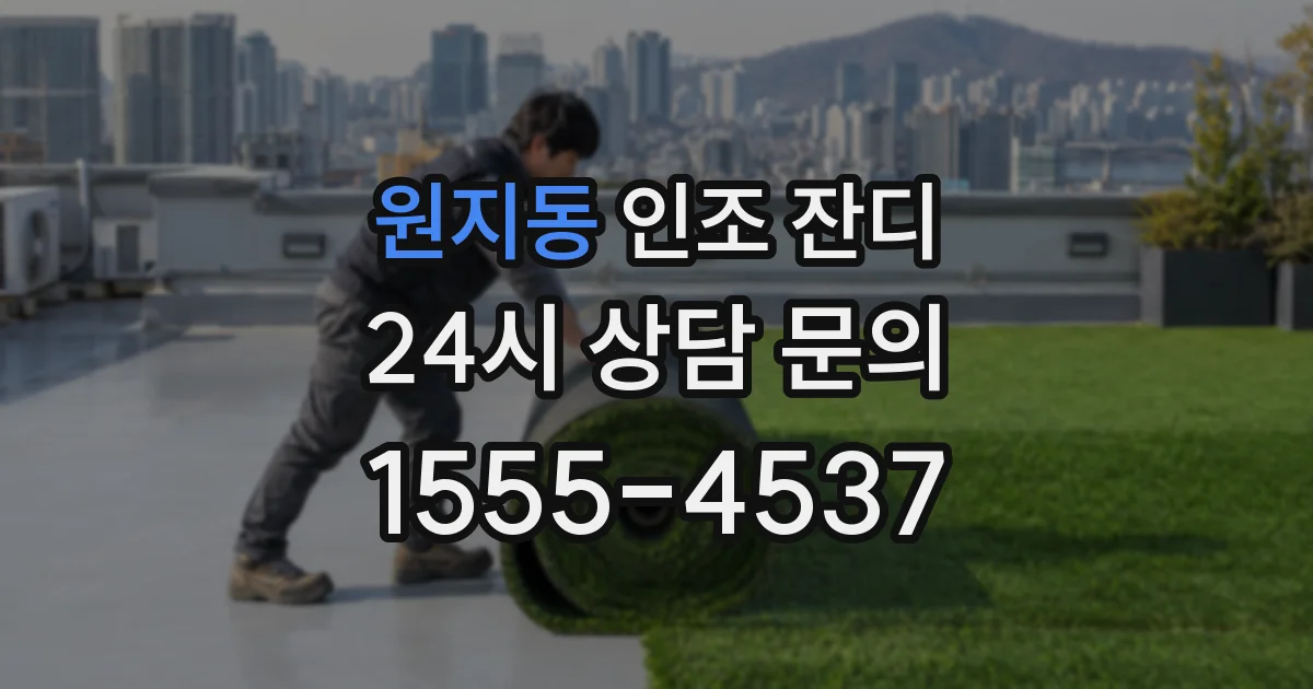 원지동 인조 잔디