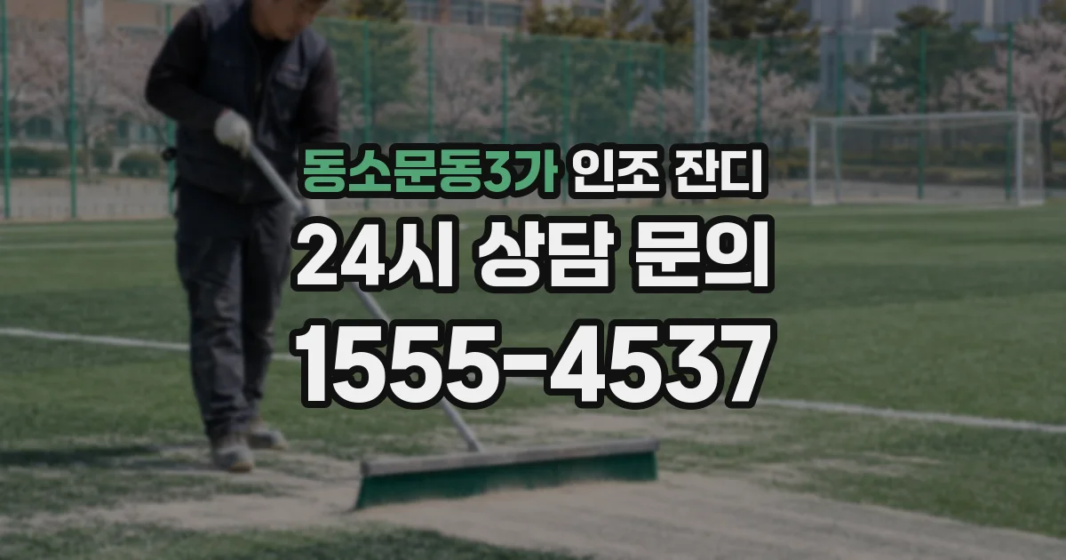 동소문동3가 인조 잔디