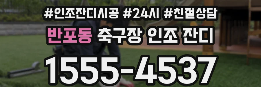 반포동 축구장 인조 잔디