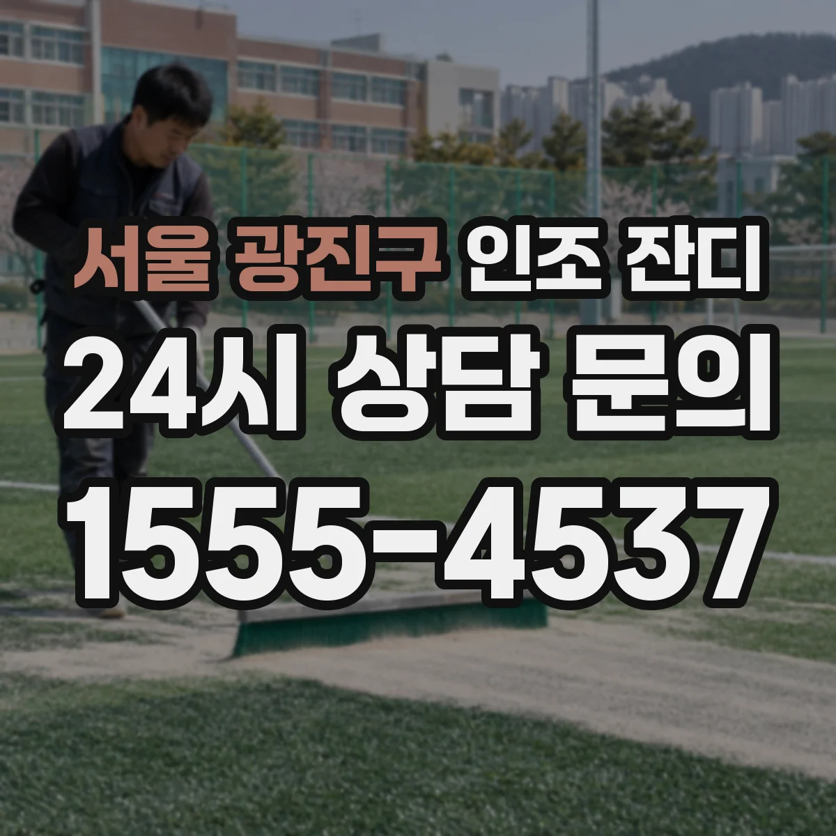 서울 광진구 인조 잔디