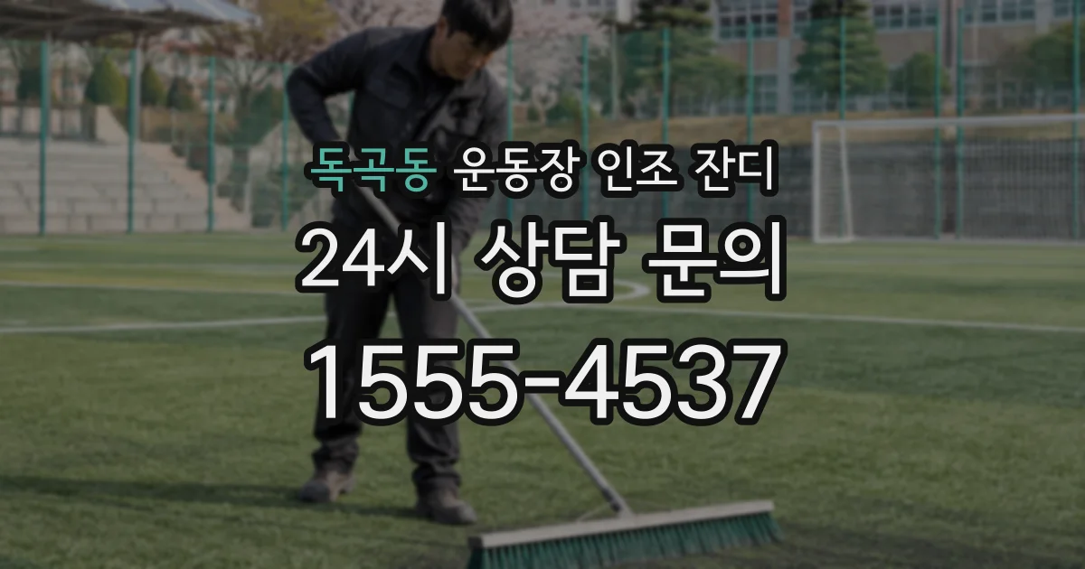 독곡동 운동장 인조 잔디