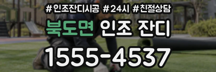 북도면 인조 잔디
