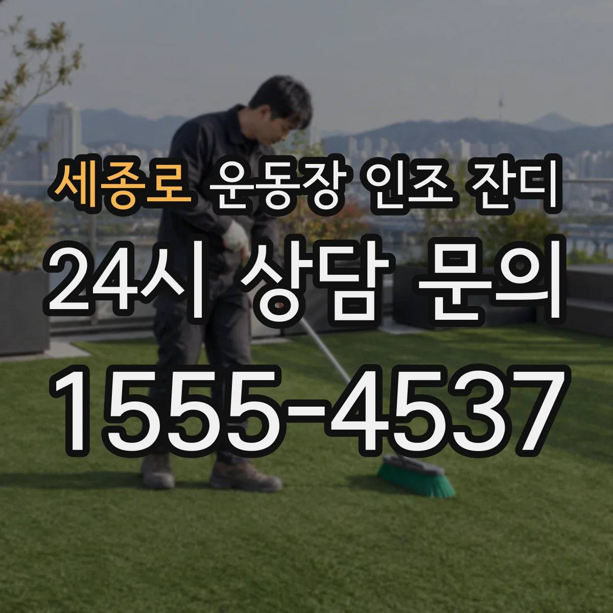 세종로 운동장 인조 잔디