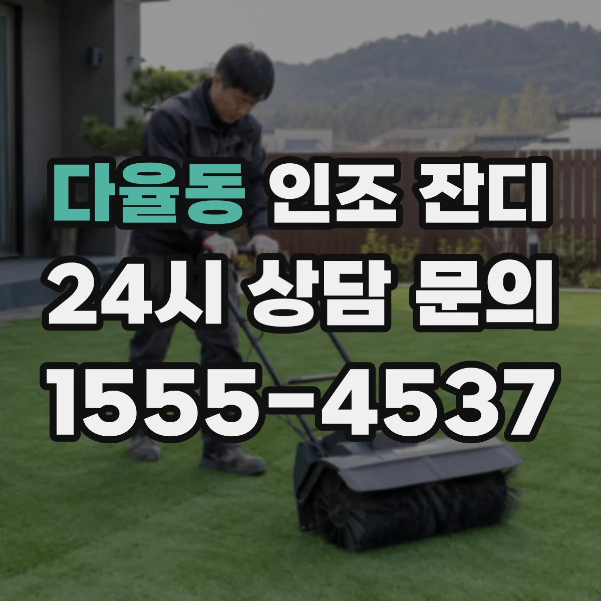 다율동 인조 잔디