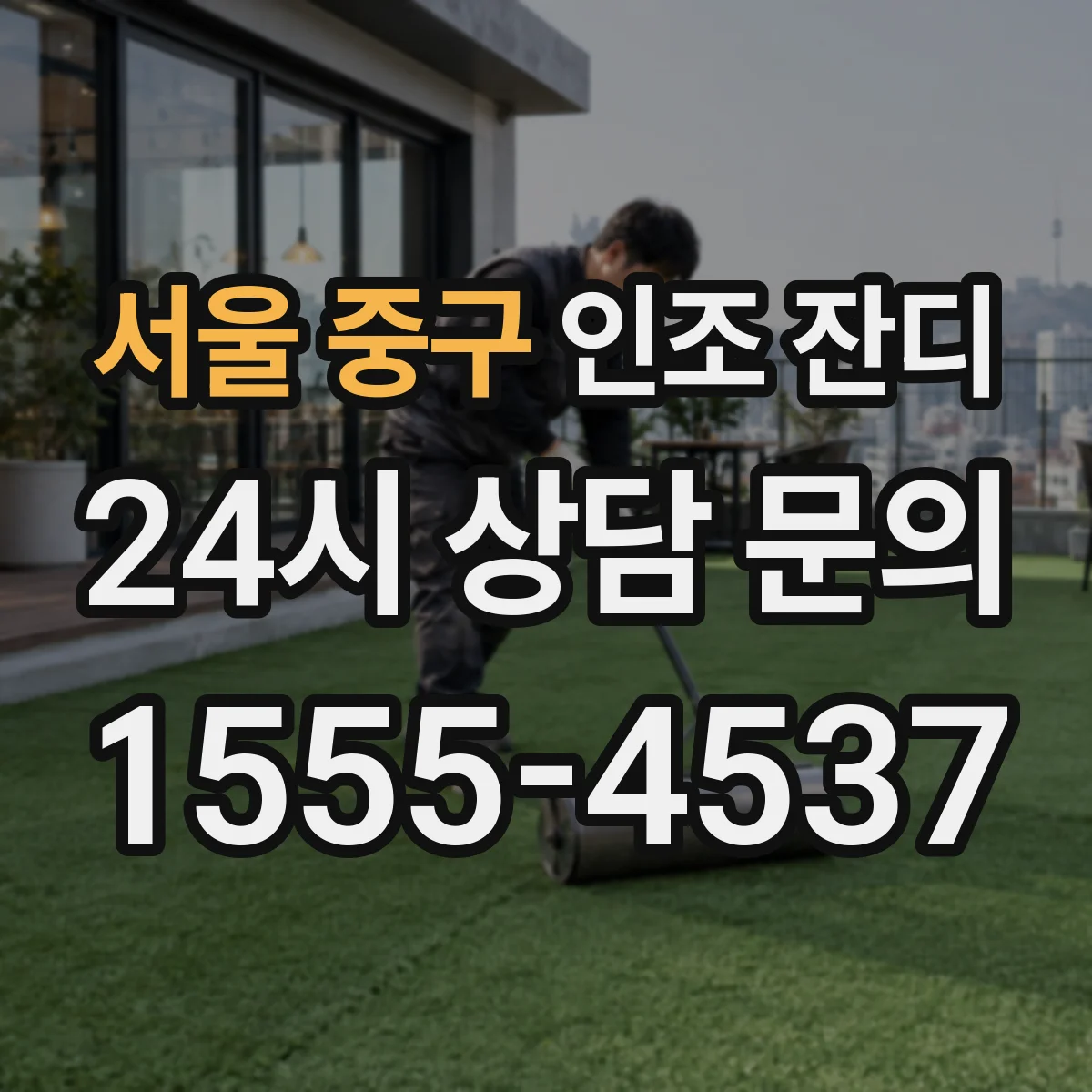 서울 중구 인조 잔디