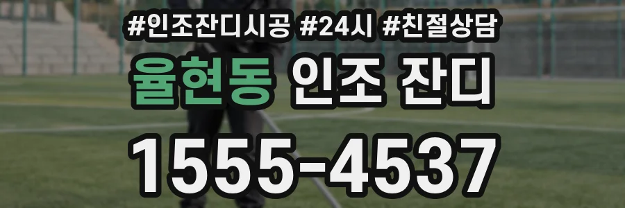 율현동 인조 잔디