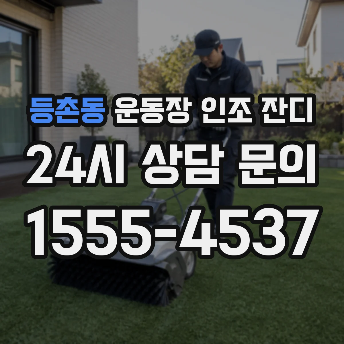 등촌동 운동장 인조 잔디