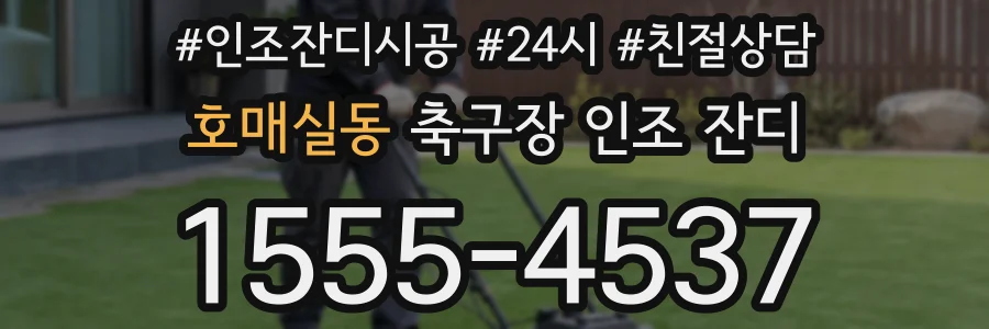 호매실동 축구장 인조 잔디