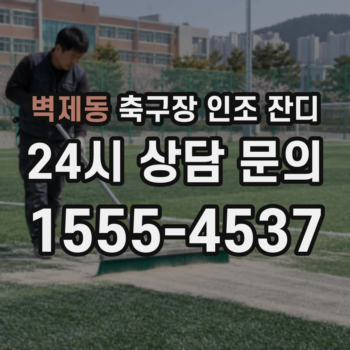 벽제동 축구장 인조 잔디