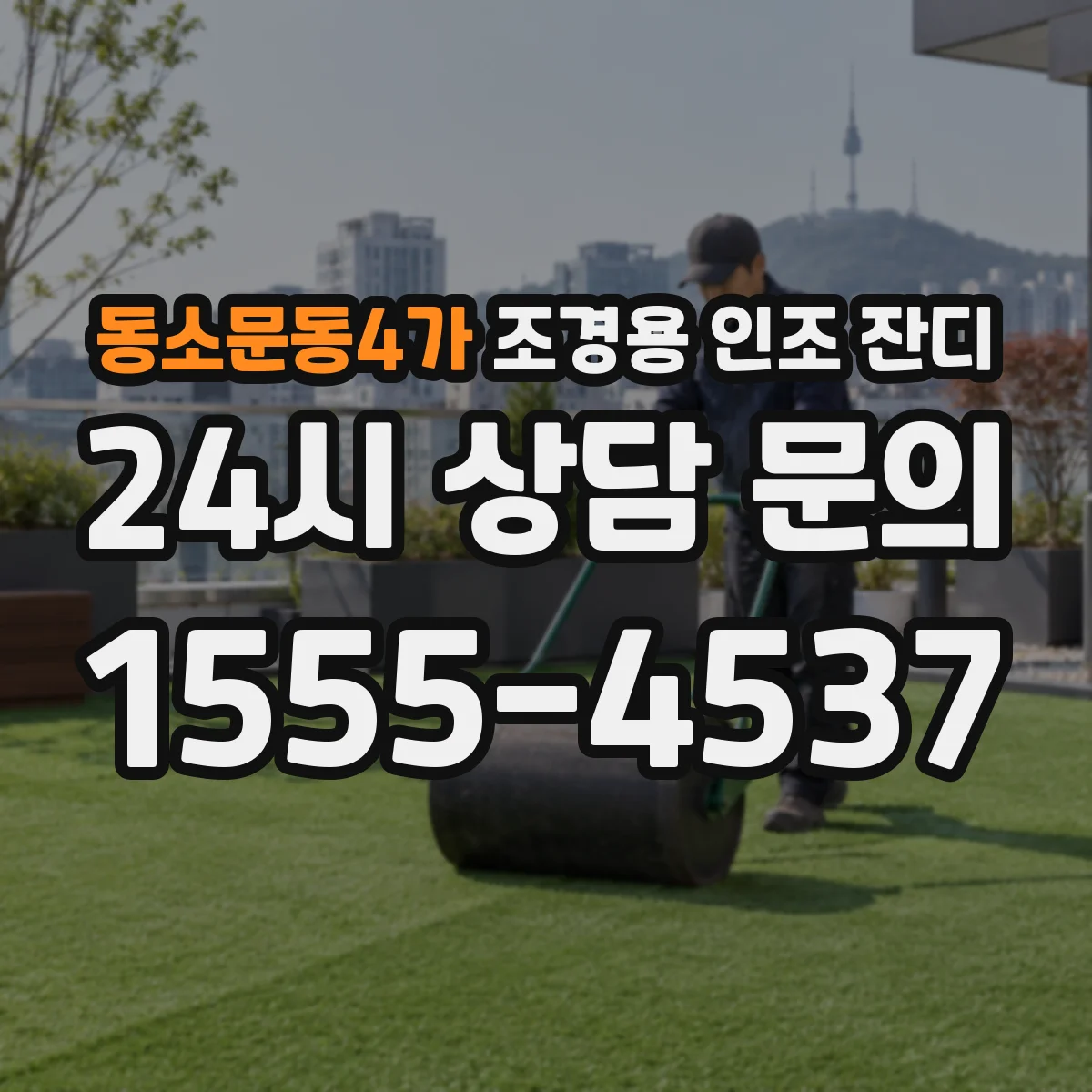동소문동4가 조경용 인조 잔디