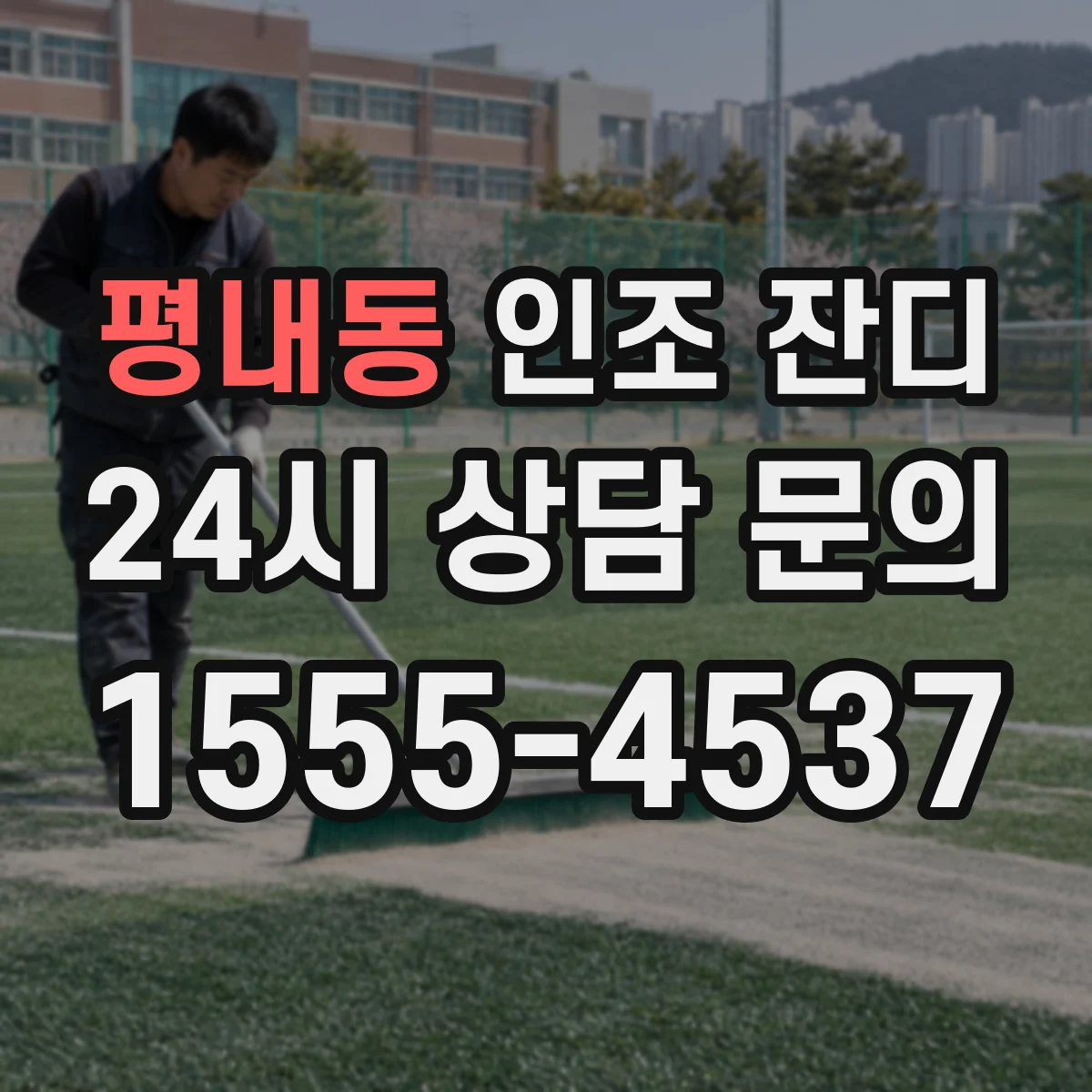 평내동 인조 잔디