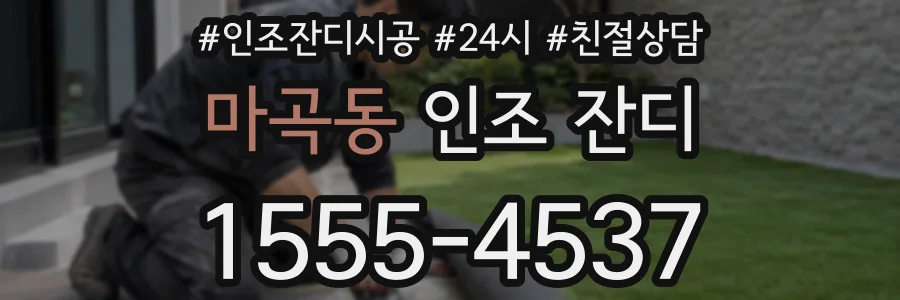 마곡동 인조 잔디