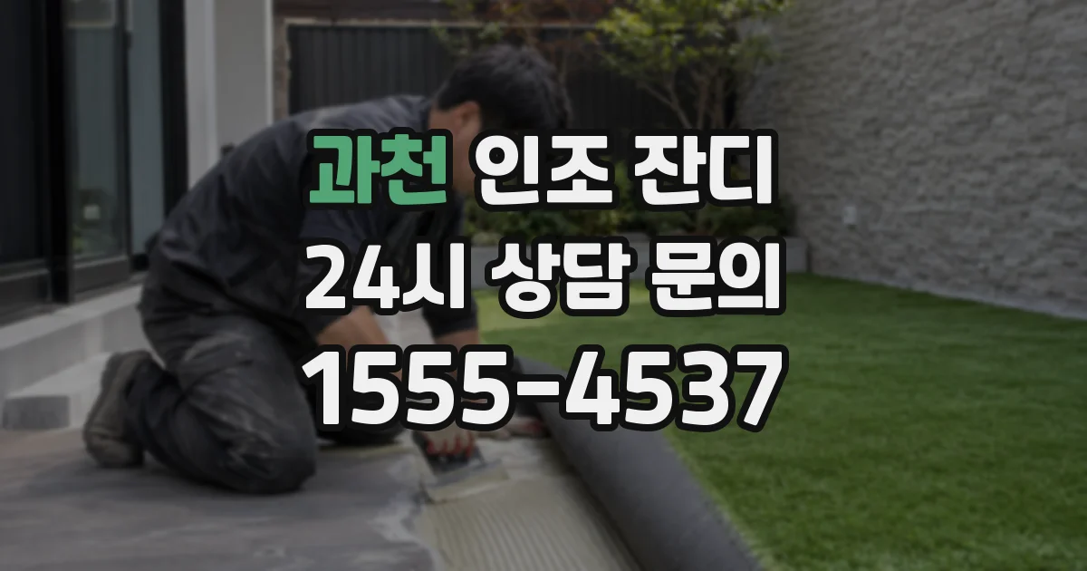 과천 인조 잔디