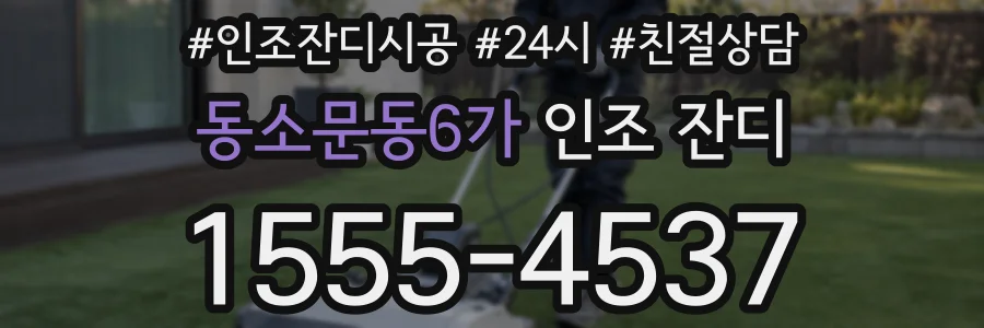 동소문동6가 인조 잔디