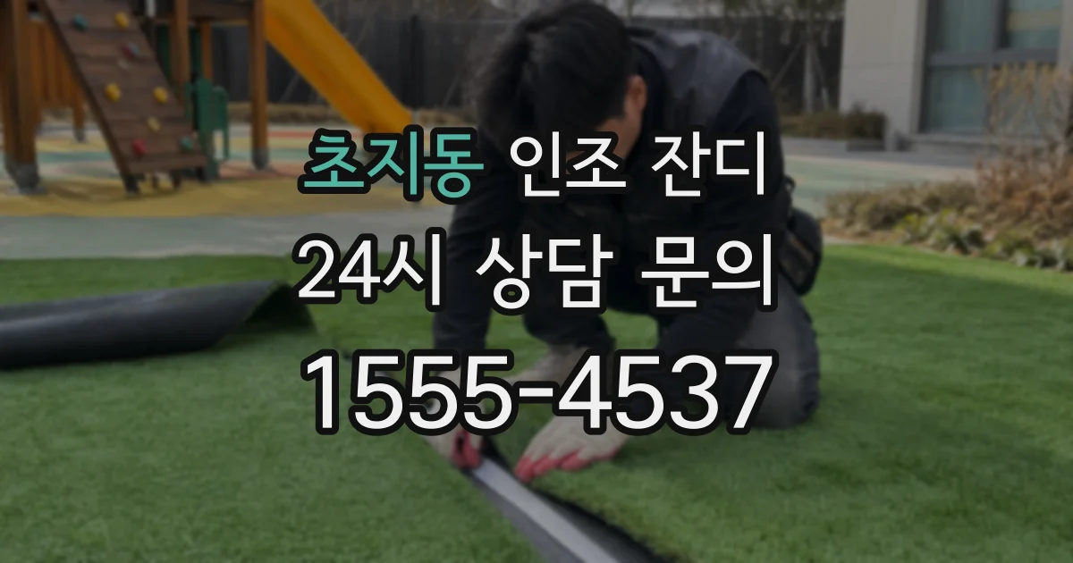 초지동 인조 잔디