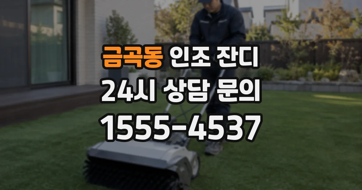 금곡동 인조 잔디