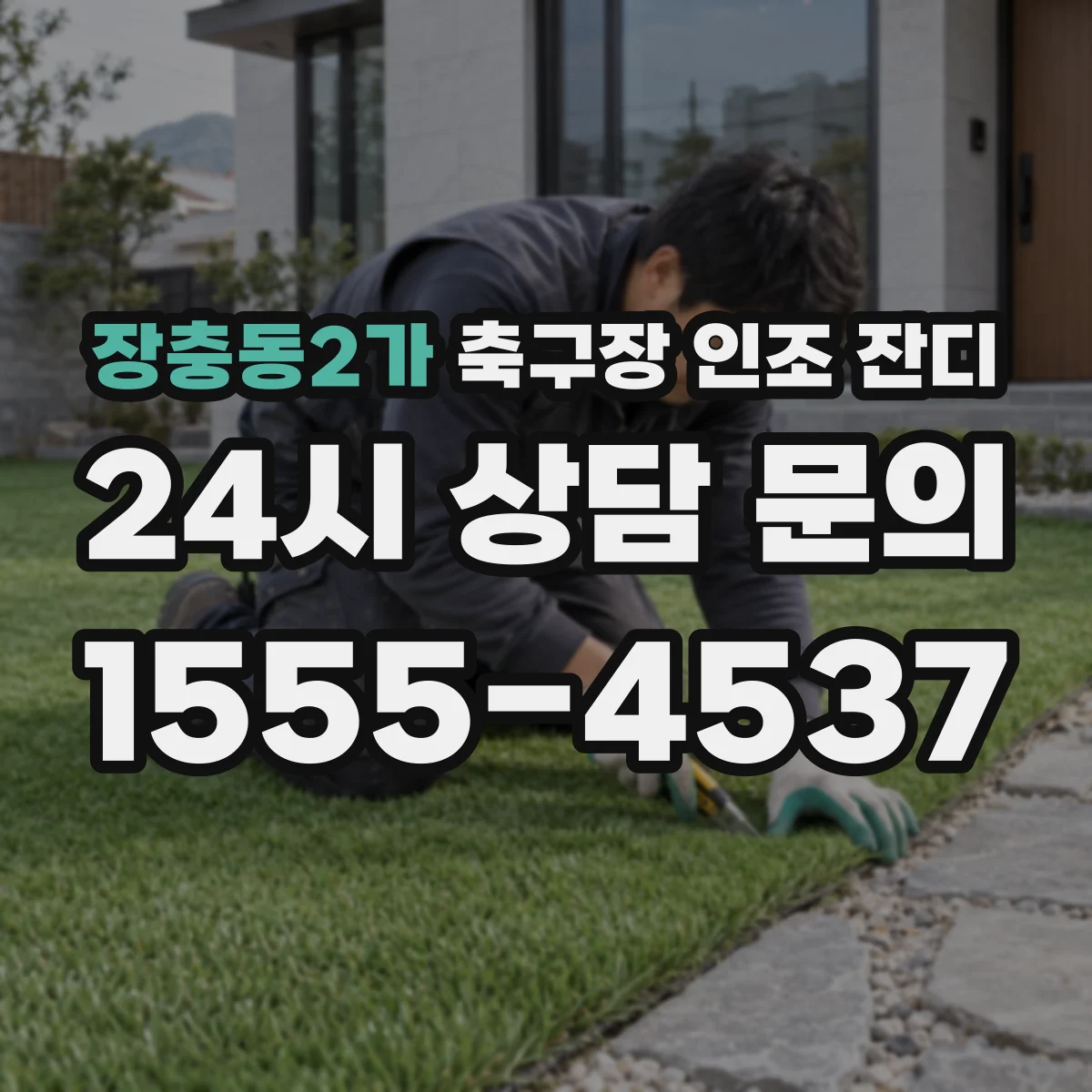 장충동2가 축구장 인조 잔디
