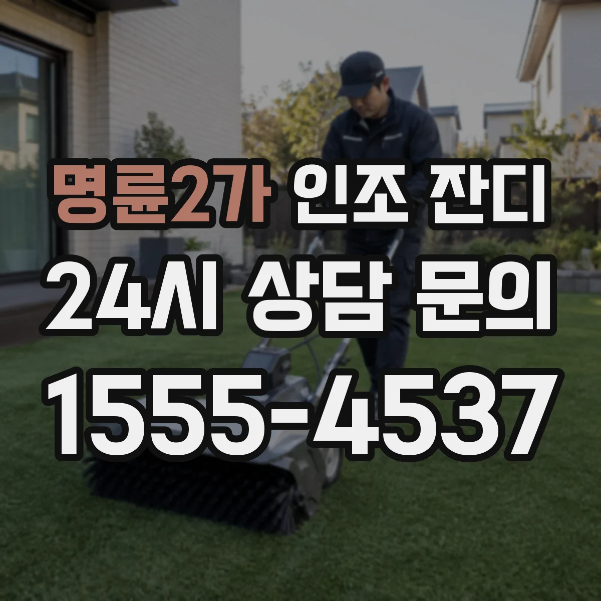 명륜2가 인조 잔디