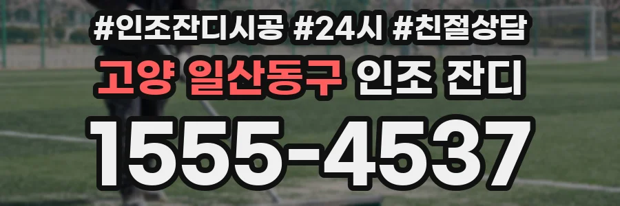 고양 일산동구 인조 잔디