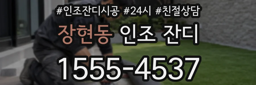 장현동 인조 잔디